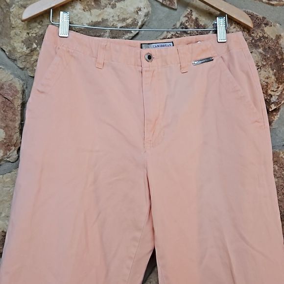 Caribbean Joe Orange‎ Sherbert Capri Pants Sz 10 - Picture 4 of 13